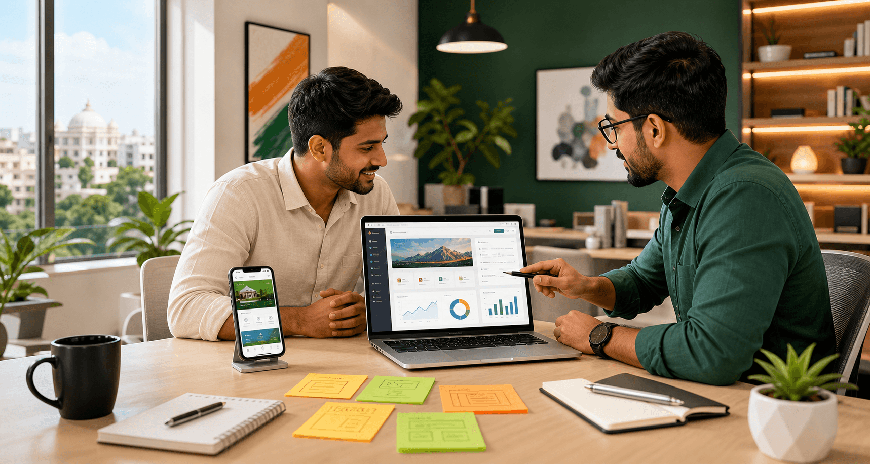 Modern digital consultancy workspace
